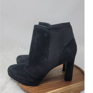 Via Spiga Tocarra Womens Suede Chelsea Ankle Boots Size 10M